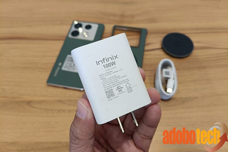 Ghani™100W Super Fast Charger with 6A USB-C Cable for Infinix & TECNO – Compatible with Note, Zero & Hot Series