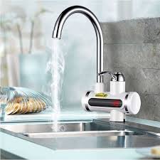 Ghani™Instant Electric Water Heater Faucet – Stainless Steel Deck Mounted Tap