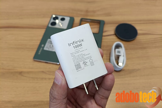 Ghani™100W Super Fast Charger with 6A USB-C Cable for Infinix & TECNO – Compatible with Note, Zero & Hot Series