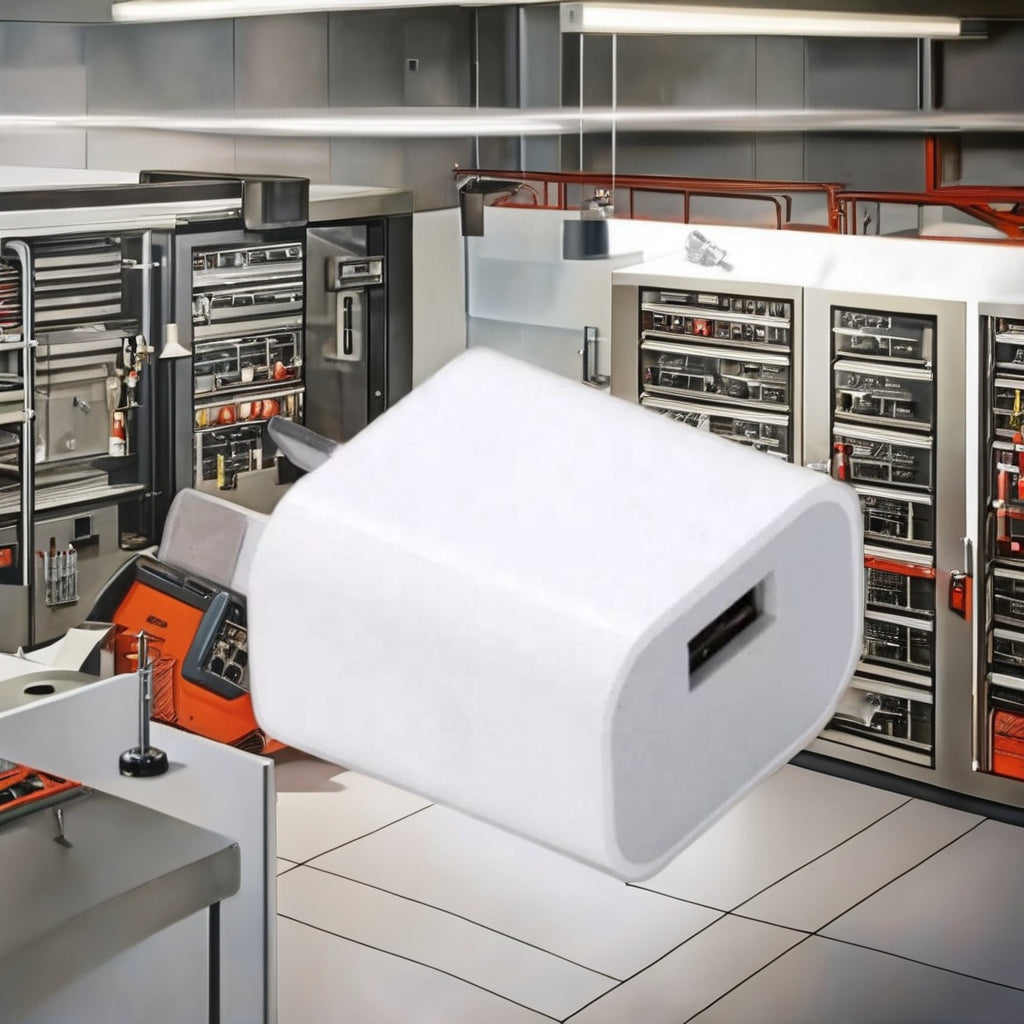 Ghani™10W iPhone Fast Charger – Dual USB Wall Adapter 5V 2A Power Cube (US/EU Plug)