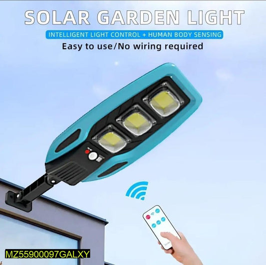 Ghani™IP67 Waterproof Solar LED Street Light – Outdoor Remote Control Wall Lamp (50W/60W/120W)