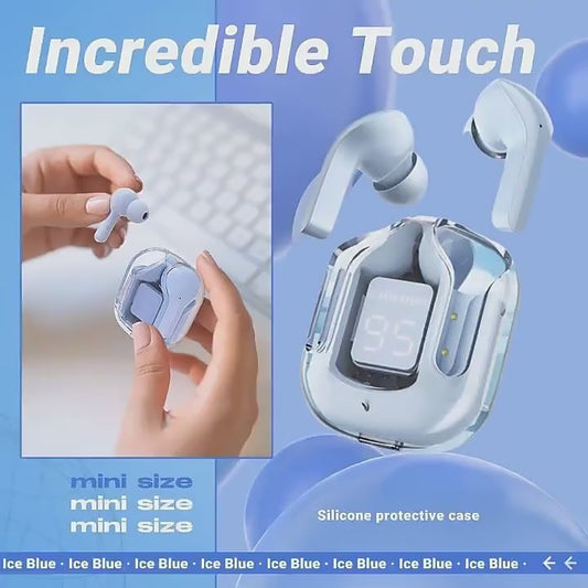 Ghani™Air39 UltraPods Pro – Wireless Bluetooth 5.3 Earbuds with ENC, LED Display & Gaming Mode