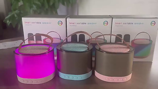 Ghani™ K52 RGB Bluetooth Speaker – 2.1 Subwoofer with LED Lights & Powerful Bass for PC Gaming