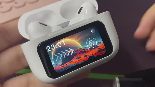 Ghani™ A9 Pro Touch Control Wireless Earbuds – ANC Noise Cancelling, ENC Mic, Smart Display