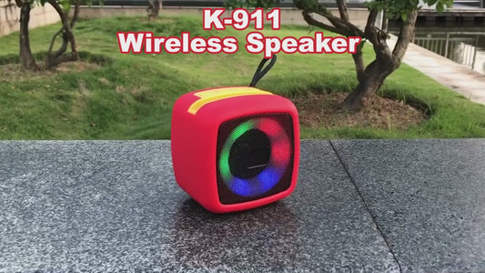 Ghani™Zealot 5W Wireless Bluetooth Speaker – RGB Colorful Light & Built-in Phone Holder